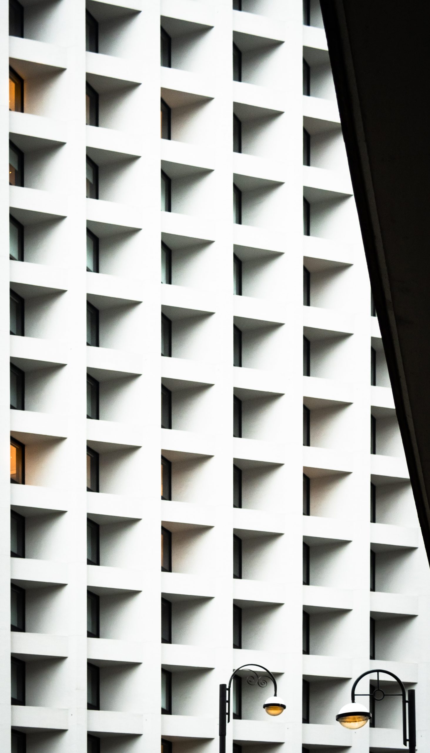 white and black wooden frame